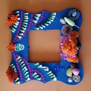 131◼️ Dia De Los Muertos Frame 🌼🇲🇽🌹